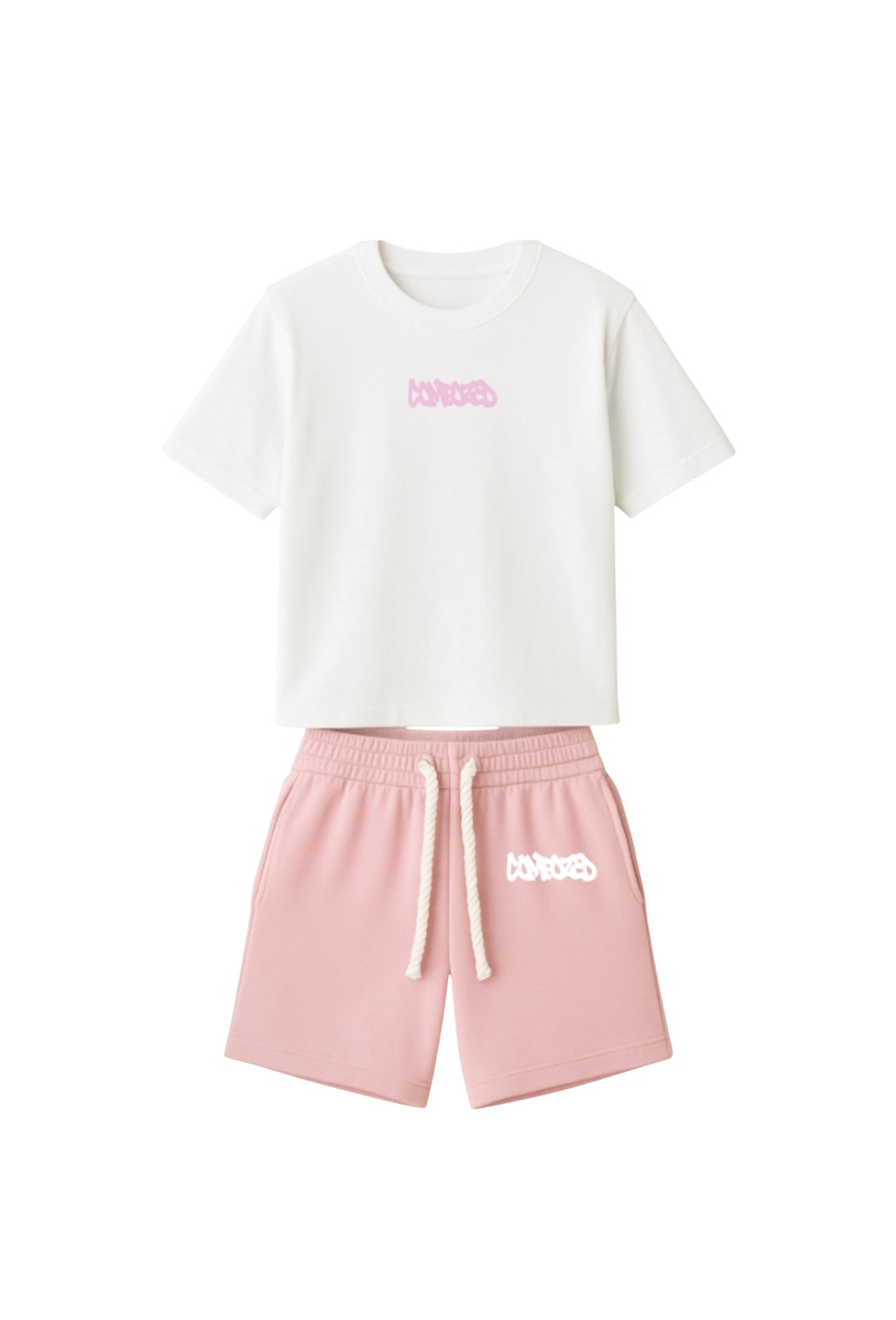 COMPOZED summer set (pink and white)